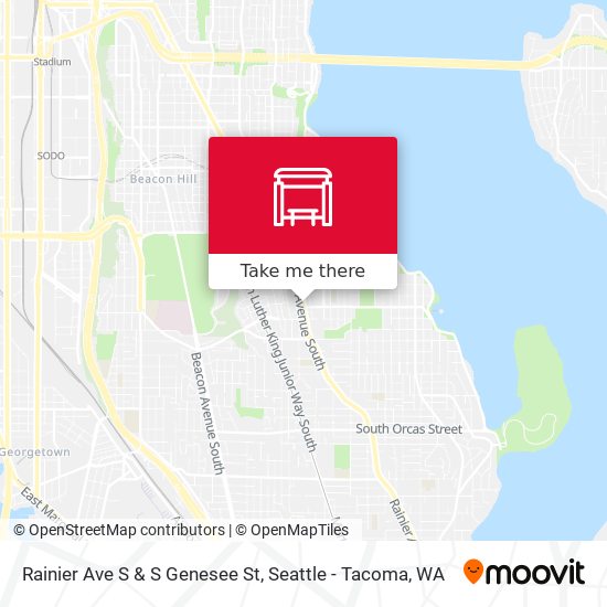 Rainier Ave S & S Genesee St map