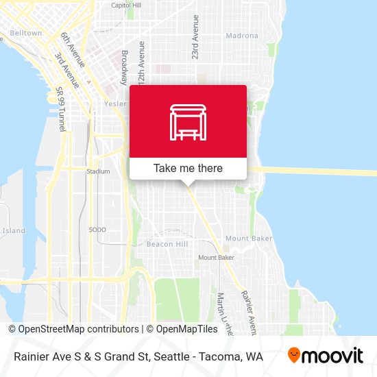 Rainier Ave S & S Grand St map