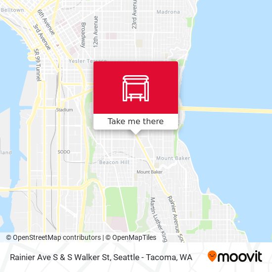 Mapa de Rainier Ave S & S Walker St