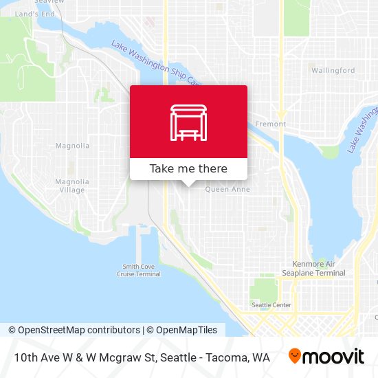 Mapa de 10th Ave W & W Mcgraw St