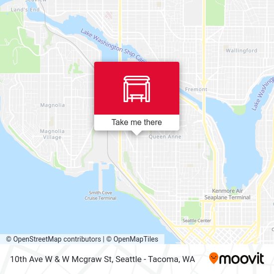 10th Ave W & W Mcgraw St map