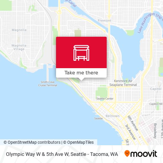 Mapa de Olympic Way W & 5th Ave W