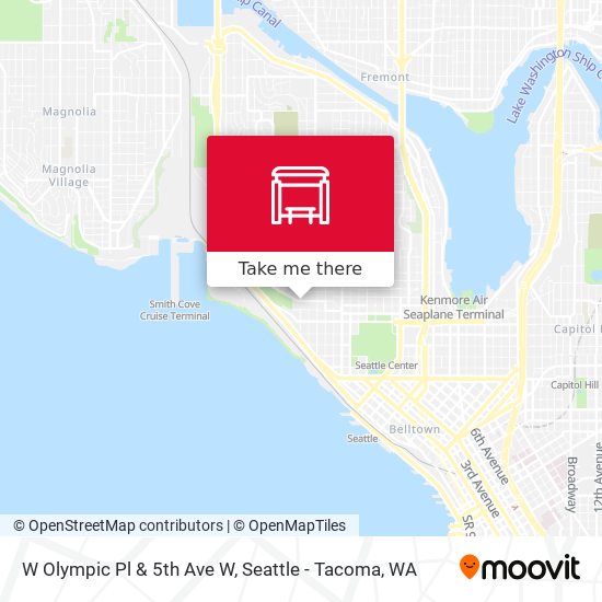 Mapa de W Olympic Pl & 5th Ave W