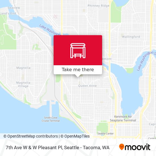 7th Ave W & W Pleasant Pl map