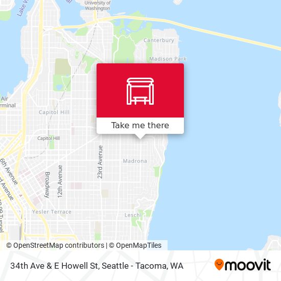 Mapa de 34th Ave & E Howell St