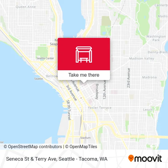 Mapa de Seneca St & Terry Ave