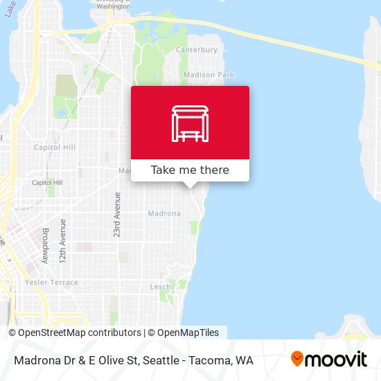 Mapa de Madrona Dr & E Olive St