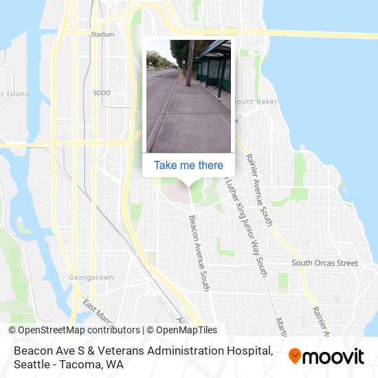 Mapa de Beacon Ave S & Veterans Administration Hospital