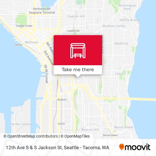 12th Ave S & S Jackson St map