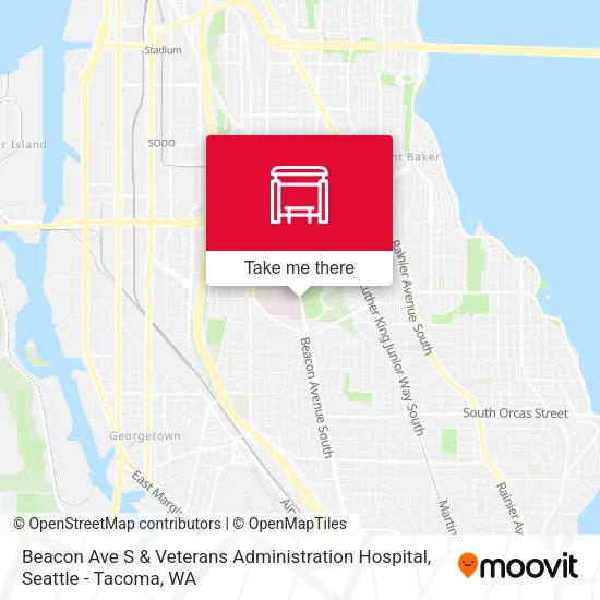 Mapa de Beacon Ave S & Veterans Administration Hospital