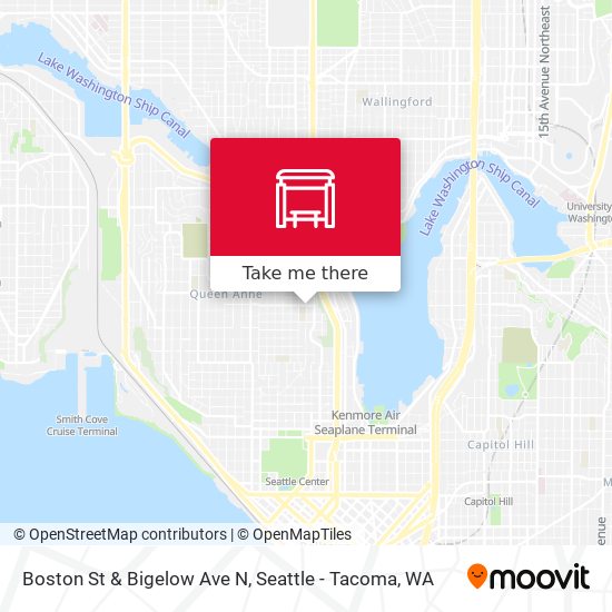 Boston St & Bigelow Ave N map
