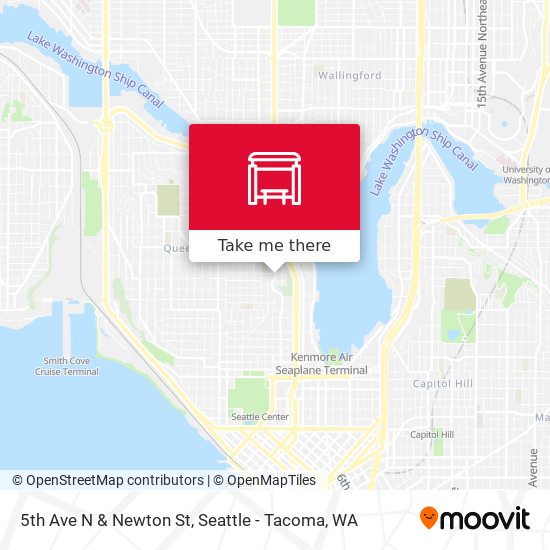 5th Ave N & Newton St map