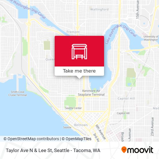 Taylor Ave N & Lee St map
