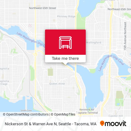 Mapa de Nickerson St & Warren Ave N