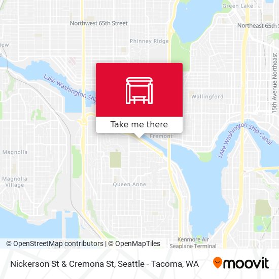 Nickerson St & Cremona St map