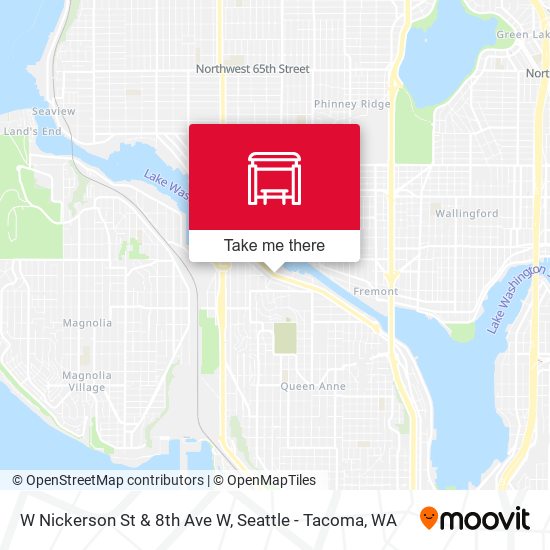 Mapa de W Nickerson St & 8th Ave W