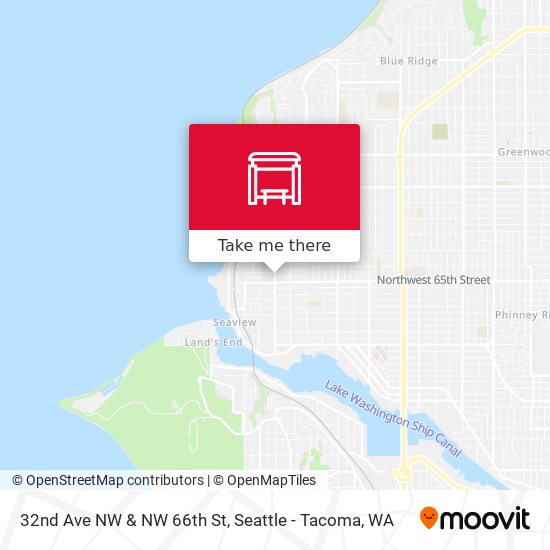 Mapa de 32nd Ave NW & NW 66th St