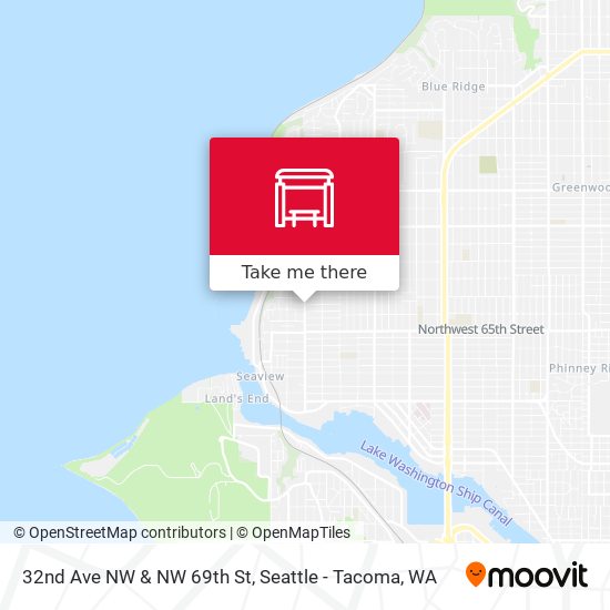 Mapa de 32nd Ave NW & NW 69th St