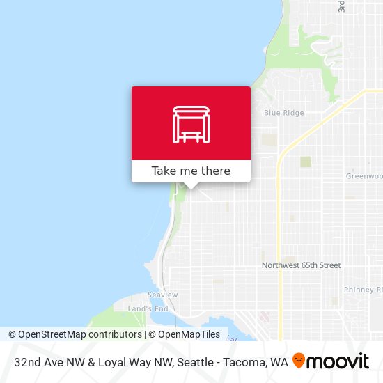 Mapa de 32nd Ave NW & Loyal Way NW