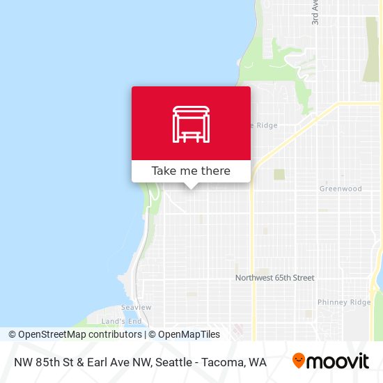 NW 85th St & Earl Ave NW map