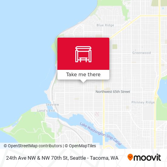 24th Ave NW & NW 70th St map