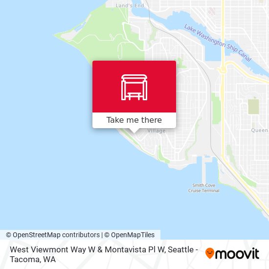 West Viewmont Way W & Montavista Pl W map