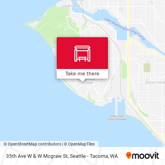 35th Ave W & W Mcgraw St map