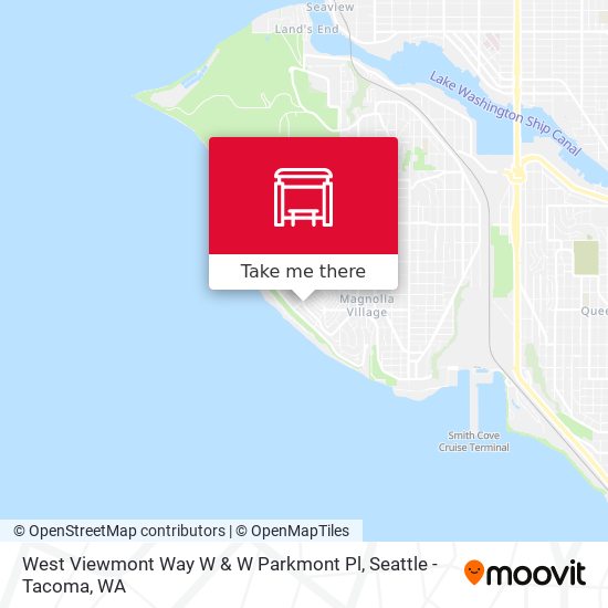 West Viewmont Way W & W Parkmont Pl map