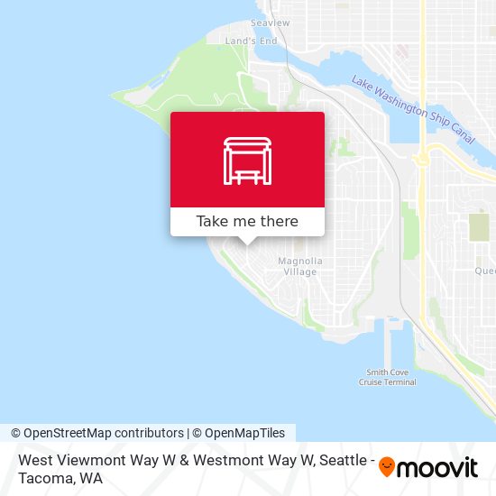 West Viewmont Way W & Westmont Way W map