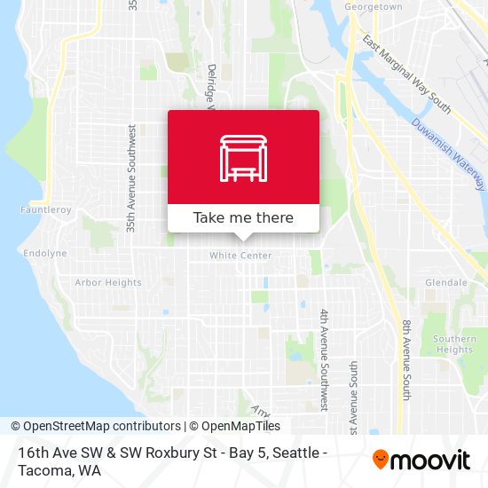 Mapa de 16th Ave SW & SW Roxbury St - Bay 5