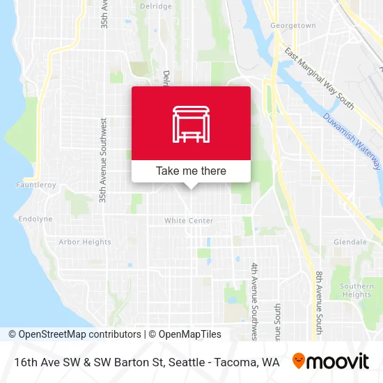 Mapa de 16th Ave SW & SW Barton St