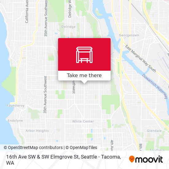 16th Ave SW & SW Elmgrove St map