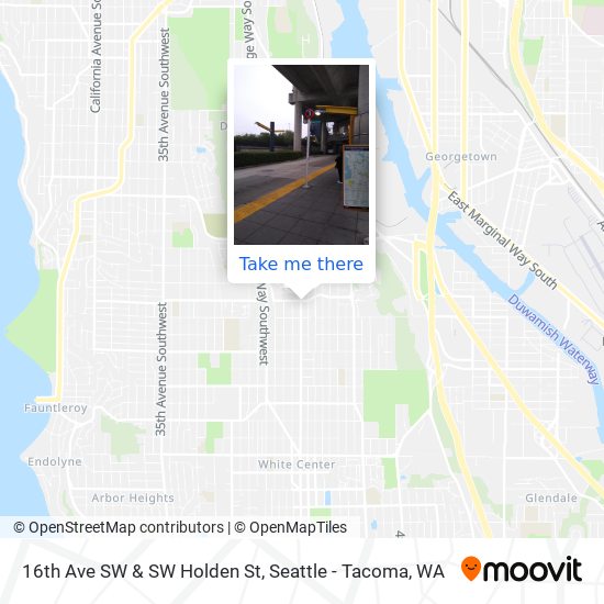 Mapa de 16th Ave SW & SW Holden St