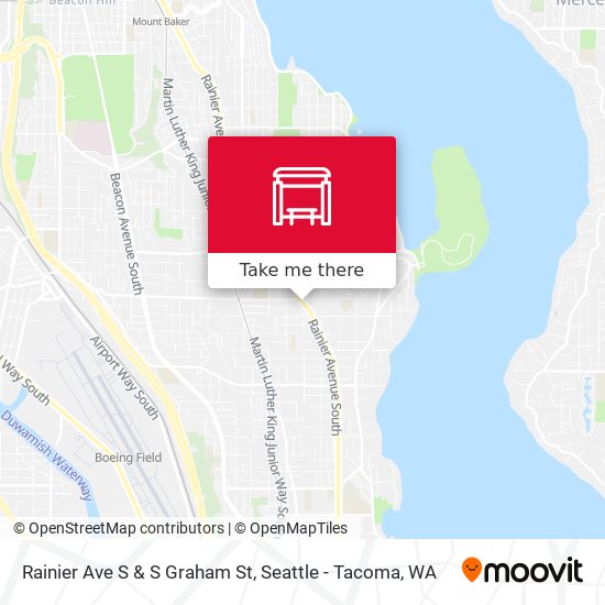 Mapa de Rainier Ave S & S Graham St