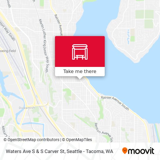 Waters Ave S & S Carver St map