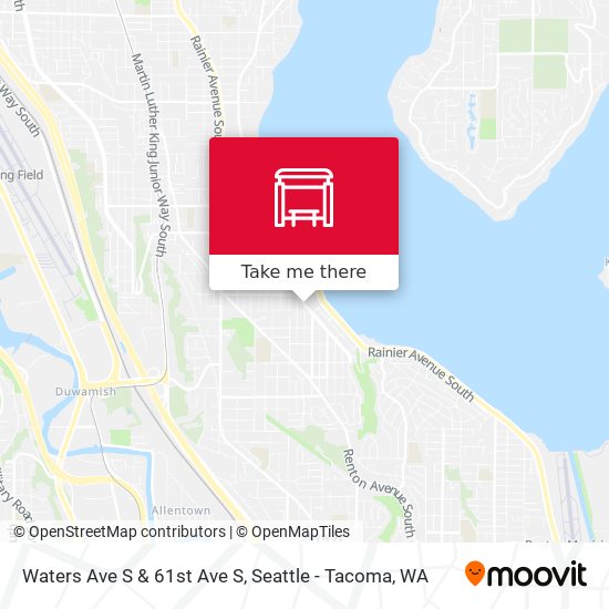 Mapa de Waters Ave S & 61st Ave S