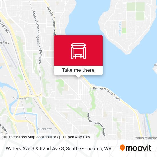 Waters Ave S & 62nd Ave S map