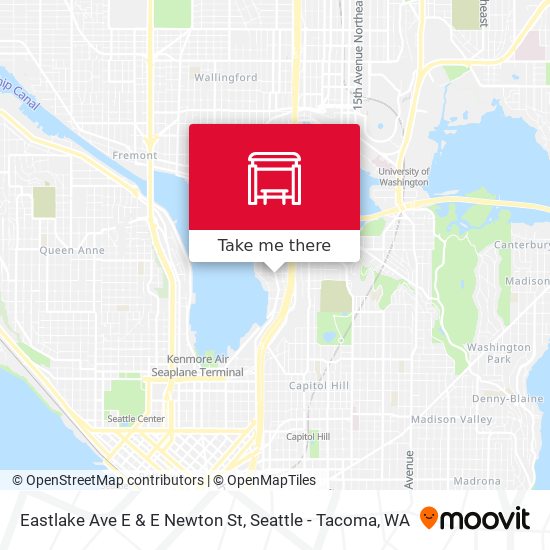 Eastlake Ave E & E Newton St map