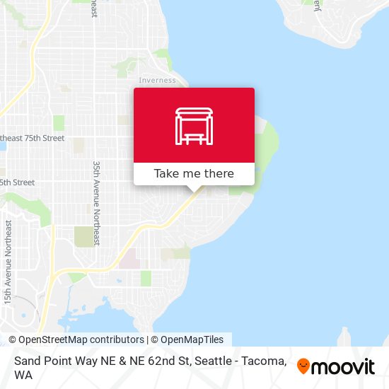 Mapa de Sand Point Way NE & NE 62nd St