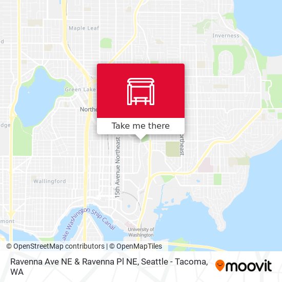 Mapa de Ravenna Ave NE & Ravenna Pl NE