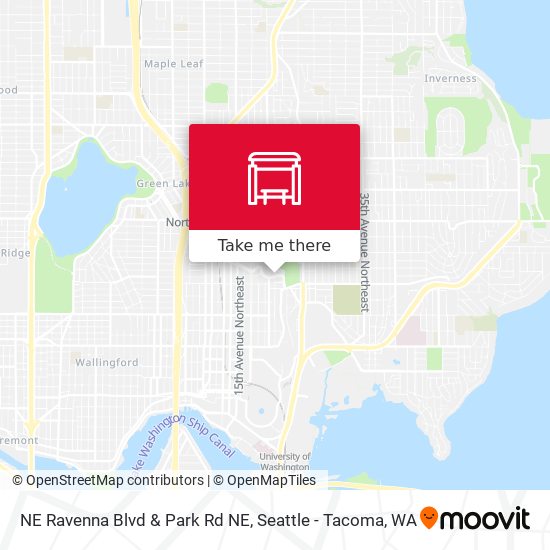 NE Ravenna Blvd & Park Rd NE map