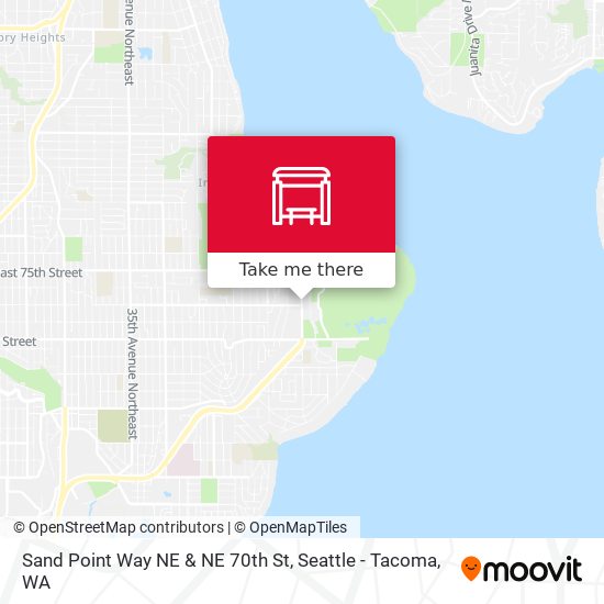 Mapa de Sand Point Way NE & NE 70th St