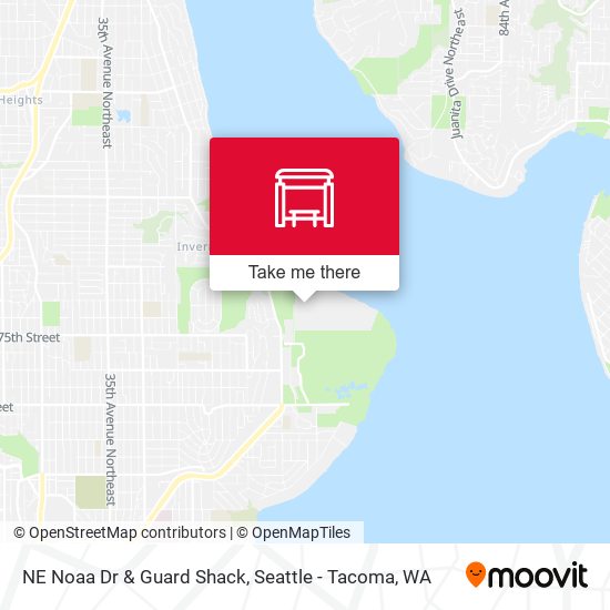 NE Noaa Dr & Guard Shack map