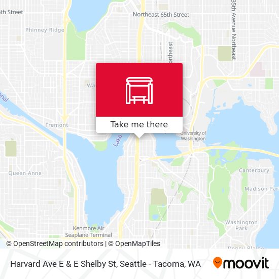 Mapa de Harvard Ave E & E Shelby St