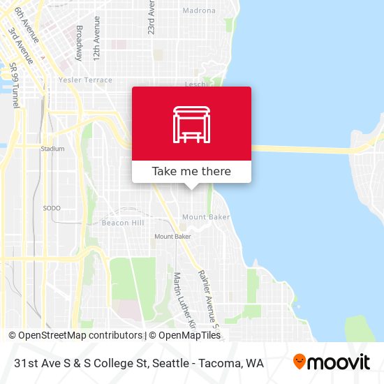 31st Ave S & S College St map