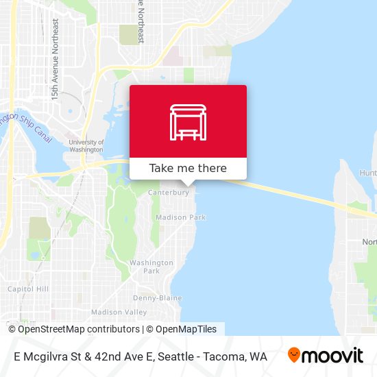 E Mcgilvra St & 42nd Ave E map