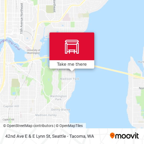 Mapa de 42nd Ave E & E Lynn St