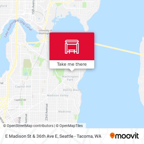 Mapa de E Madison St & 36th Ave E
