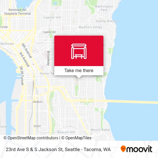 Mapa de 23rd Ave S & S Jackson St