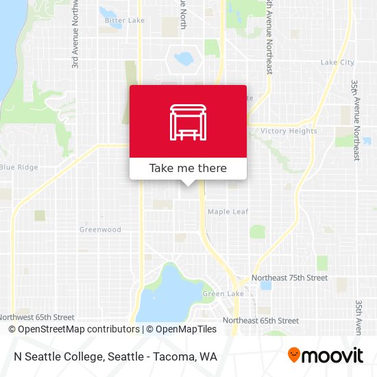 Mapa de N Seattle College
